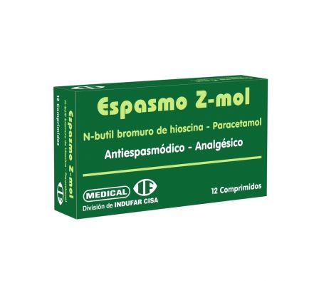 ESPASMO Z-MOL 2.5MG TABL. CAJA X 12