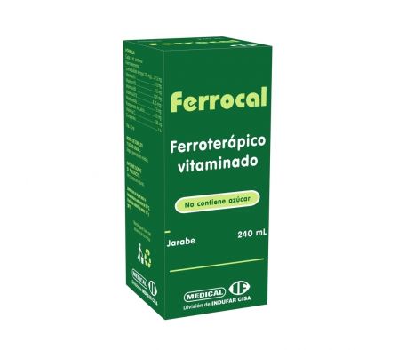 FERROCAL 125MG JARAB FRASCO X 240ML