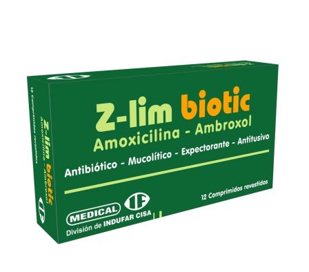 Z-LIM BIOTIC 500 MG  CAJA X 12 COMPRIMIDOS