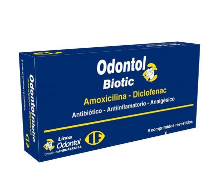 ODONTOL BIOTIC NF 500MG COMP. CAJA X 8