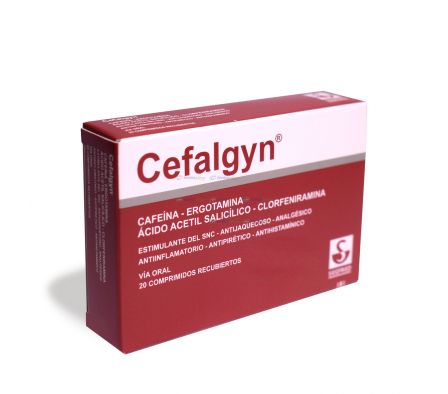 CEFALGYN CAJA TABLETAS X 20 COMPRIMIDOS