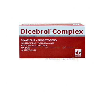 DICEBROL COMPLEX 2.5MG TABL. CAJA X 30