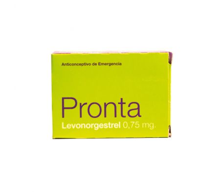 PRONTA  ANTICONCEPTIVO DE EMERGENCIA CAJA X 2 COMPRIMIDOS