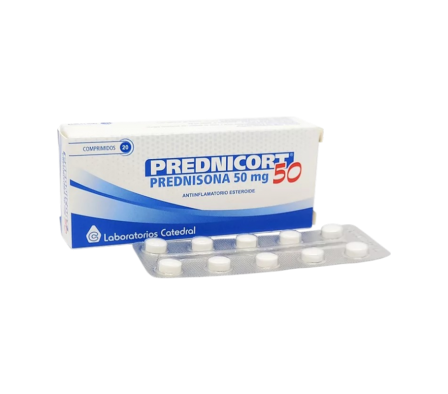PREDNICORT 50MG (100) TIRA X 10 COMPR