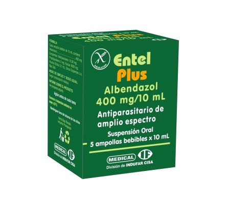 ENTEL PLUS 10ML AMP-B AMPOLLA X 5