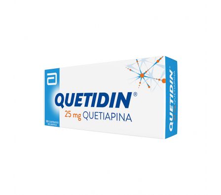 QUETIDIN 25 MG  CAJA X 30 COMPRIMIDOS RECUBIERTOS