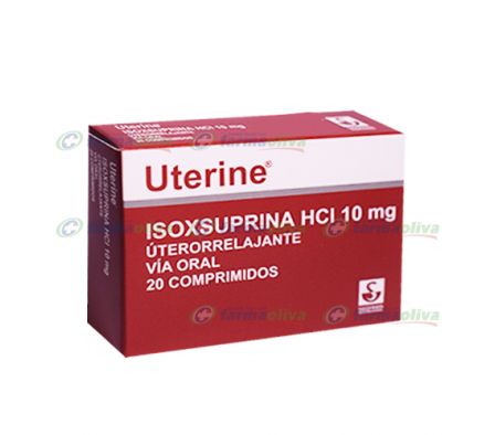 UTERINE 10MG COMP. CAJA X 20