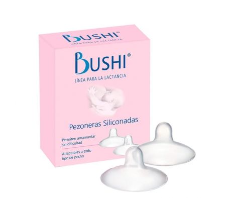 BUSHI PEZONERAS SILICONADAS X 2 UNIDADES