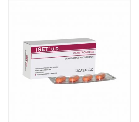 ISET UD 500MG TABL. CAJA X 8