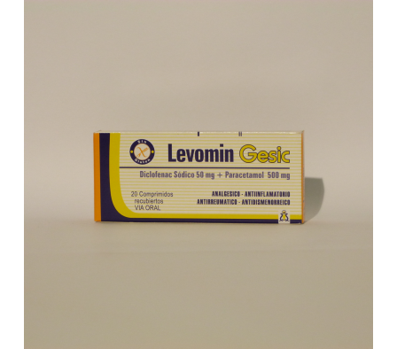 LEVOMIN GESIC  T-REC CAJA X 20