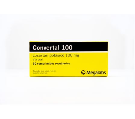 CONVERTAL 100 MG CAJA X 30 COMPRIMIDOS