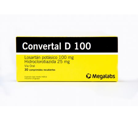 CONVERTAL-D 100MG T-REC CAJA X 30