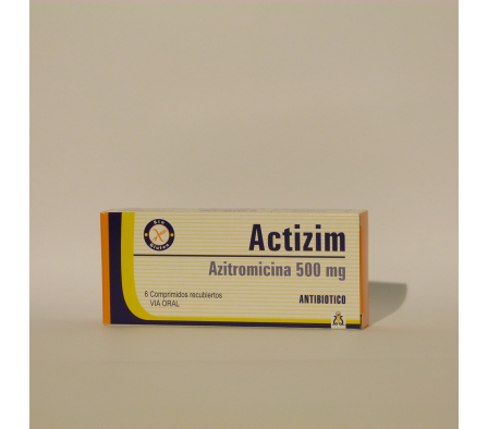 ACTIZIM 500MG T-REC CAJA X 6