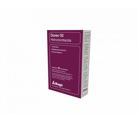 DIUREX 50MG COMP. CAJA X 60