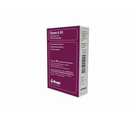 DIUREX A 50MG T-REC CAJA X 30