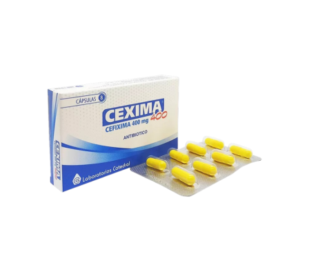 CEXIMA 400MG CAPS CAJA X 8