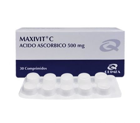 MAXIVIT C 500 TIRA X 10 COMPRIMIDOS NOVOPHAR
