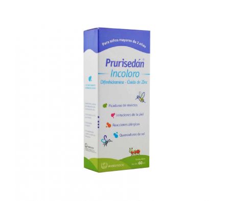 PRURISEDAN INCOLORO LOCIO ENVASE X 60ML