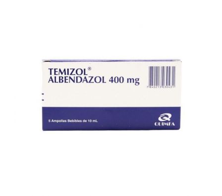 TEMIZOL 10ML AMP-B FRASCO AMPOLLA X 5