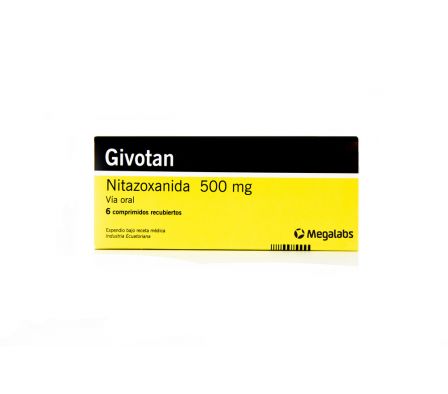 GIVOTAN 500MG T-REC CAJA X 6