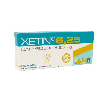 XETIN 6.25MG TABL. CAJA X 30