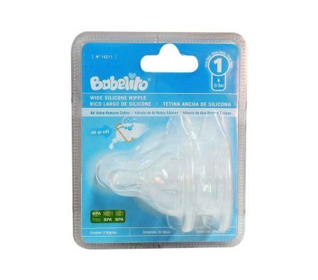 BABELITO TETINA SILICONA BLISTER X 2 N°3