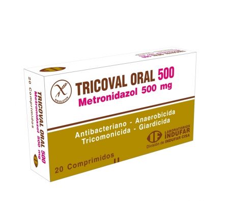 TRICOVAL 500MG TABL. CAJA X 20