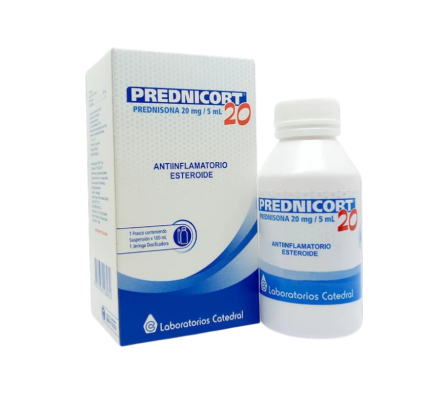PREDNICORT 20MG SP-OR FRASCO X 100ML