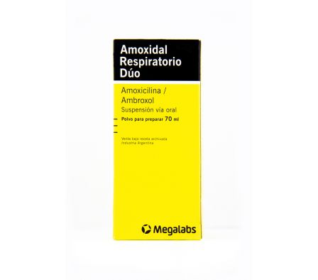 AMOXIDAL RESPIRATORIO DUO SIN CONCENTRACION SP-OR CAJA X 70ML
