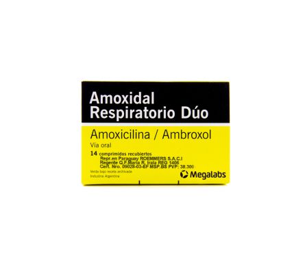 AMOXIDAL DUO  CO-RV CAJA X 14