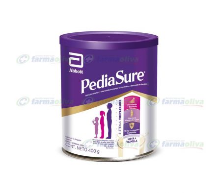 PEDIASURE TRIPLE SURE VAINILLA POLVO X 400 GR.