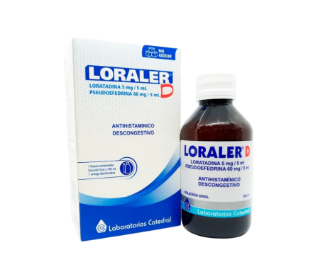 LORALER D 5MG JARAB FRASCO X 100ML
