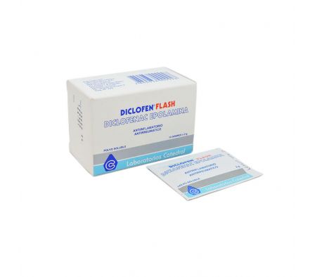 DICLOFEN FLASH CAJA X 10 POLVOS SOLUBLES