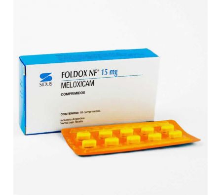 FOLDOX NF 15MG TABL. CAJA X 20