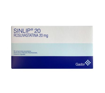 SINLIP 20MG T-REC CAJA X 30
