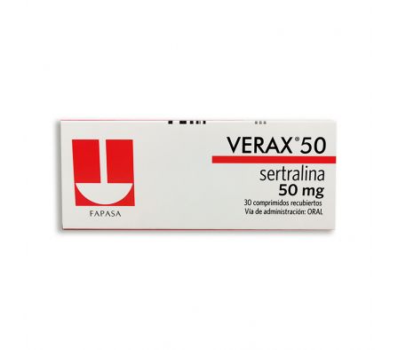 VERAX 50MG TABL. CAJA X 30