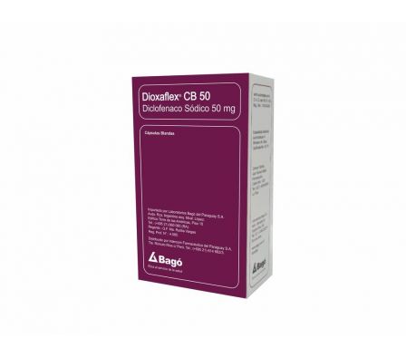 DIOXAFLEX CB 50MG CAP-B CAJA X 15
