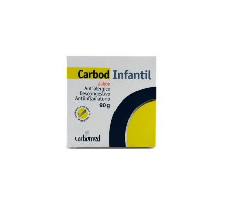 CARBOD INFANTIL 90 GR JABON ANTIALERGICO- DESCONGESTIVO - ANTIFLAMATORIO