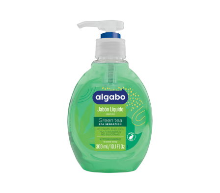 ALGABO JABON LIQ. GREEN TEA 295 ML.