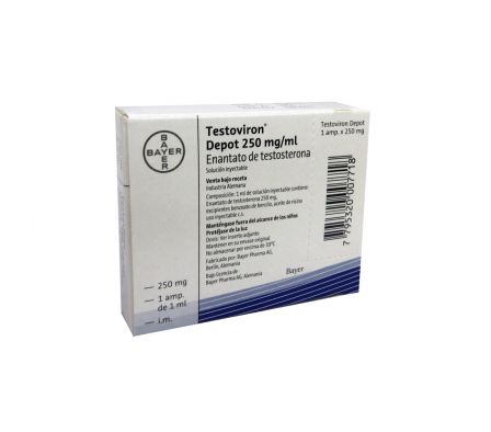 TESTOVIRON DEPOT 250MG INTR. AMPOLLA X 1ML