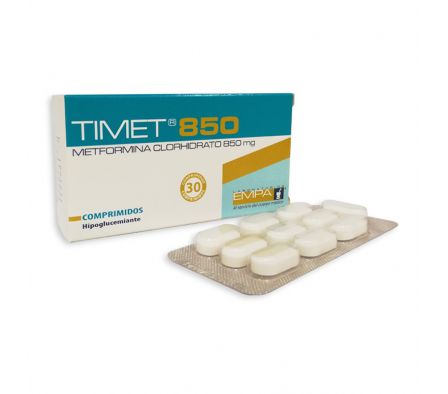 TIMET 850MG TABL. CAJA X 30