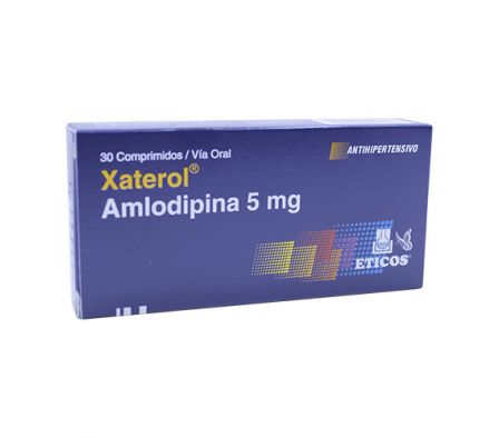 XATEROL 5MG CAJA X 30 COMPRIMIDOS