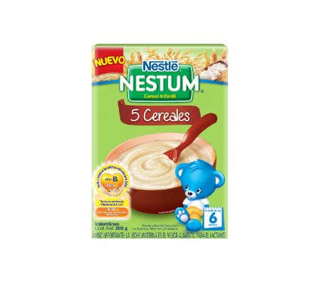 NESTUM 5 CEREALES A-SL CAJA X 200GR