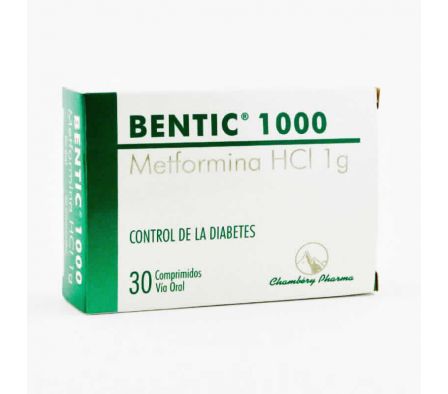 BENTIC 1000 MG TCAJA X 30 COMPRIMIDOS