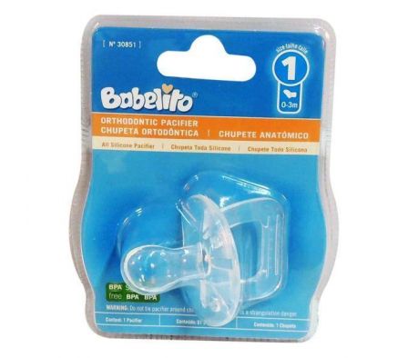 BABELITO CHUPETE TODO SILICONA ANATOMICO Nº1