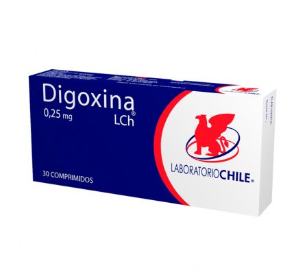 DIGOXINA 0.25MG TABL. CAJA X 30
