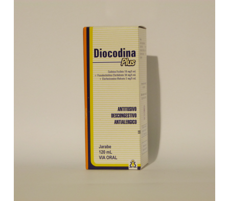 DIOCODINA PLUS 10MG JARAB FRASCO X 120ML