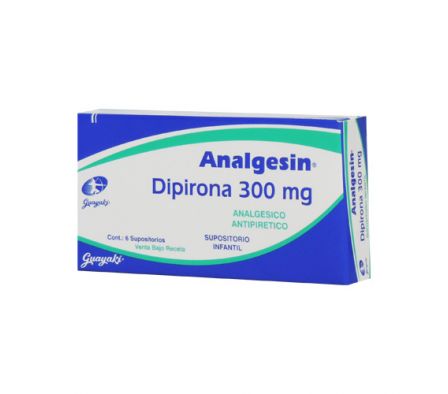 ANALGESIN SUPOSITORIO  INFANTIL X 6 UNIDADES