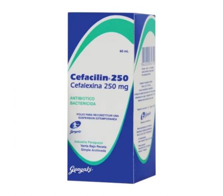 CEFACILIN 250MG SP-OR FRASCO X 60ML