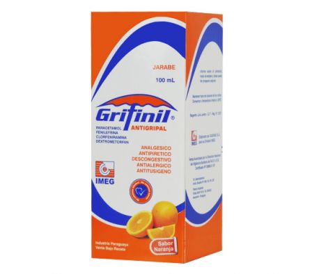GRIFINIL 50MG JARAB FRASCO X 100ML